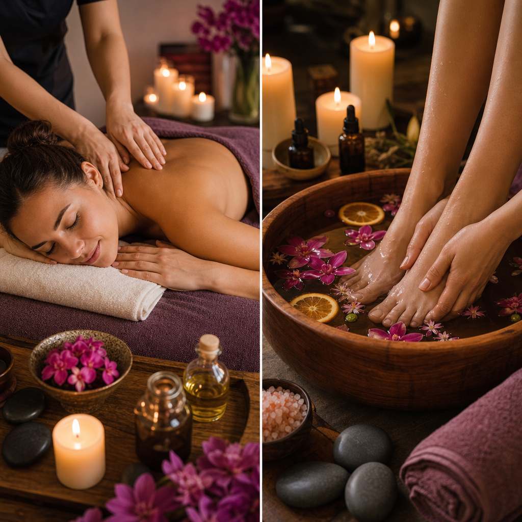 Massage therapy at Solona Spa