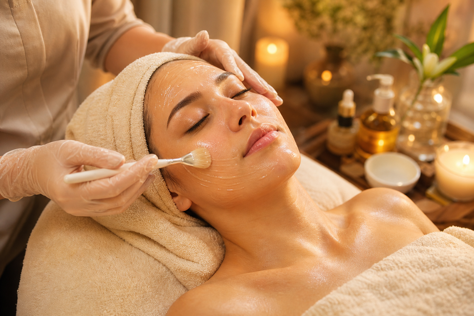 Deep cleansing and rejuvenating facial at Vela Head Spa